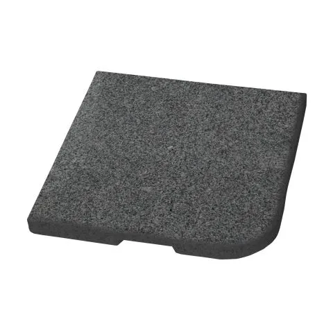 Abetone Brafab Parasollfotsvikt grå, 25 kg, 48x48 cm Rabatter